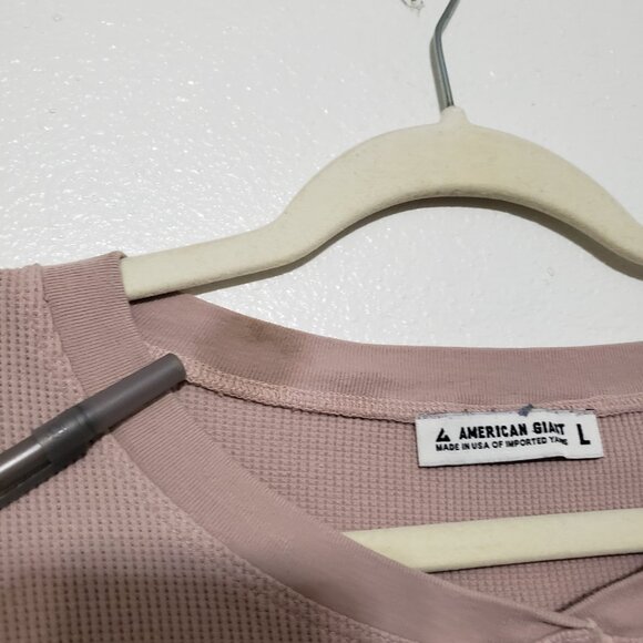 American Giant Waffle Thermal Henley